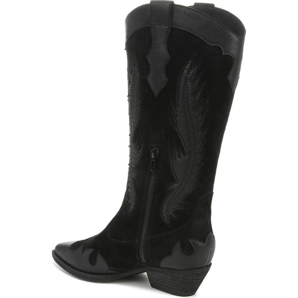 NEW ZODIAC women's marlena cowgirl boots in black - Picture 5 of 9